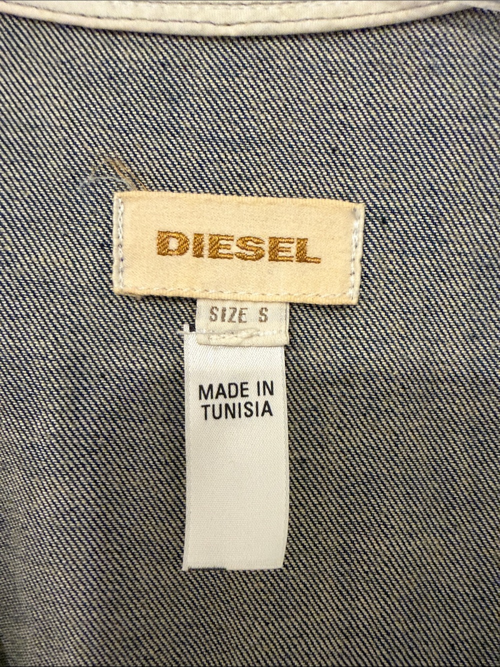 Diesel Y2K Denim Deep-V Women's Jumpsuit in Blue - Picture 5 of 11